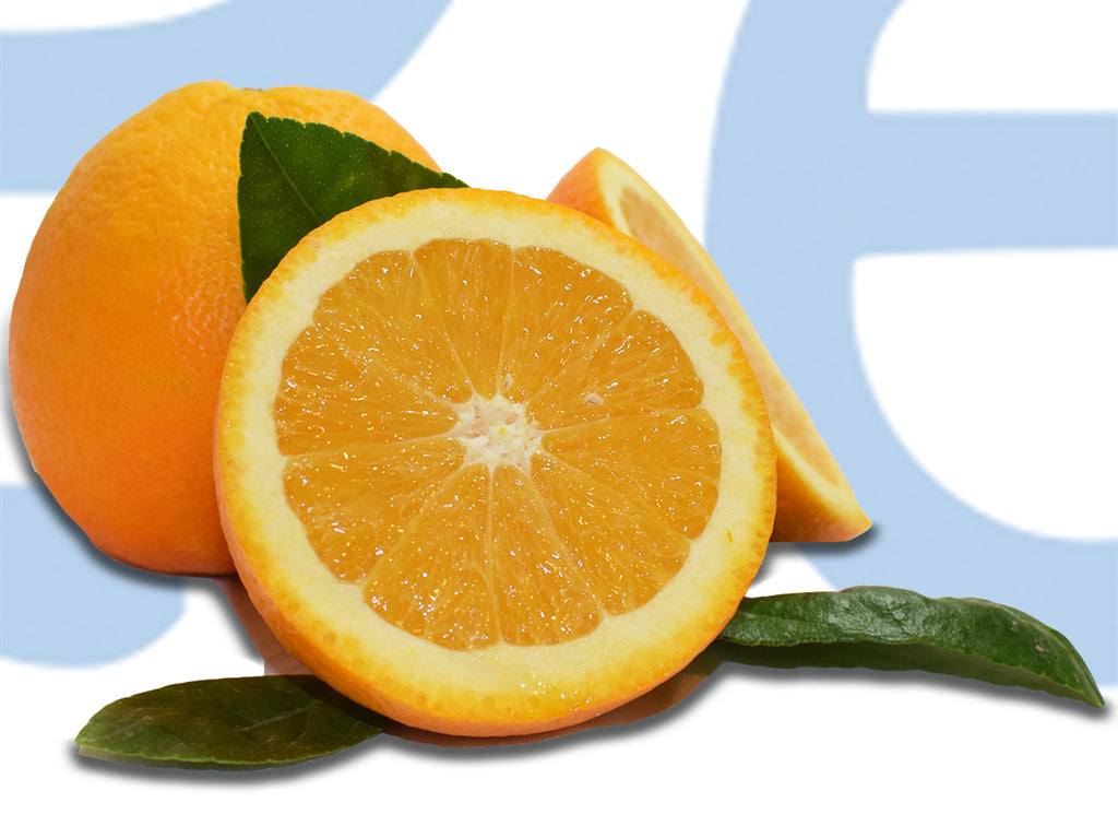 sweet orange on perfino logo background