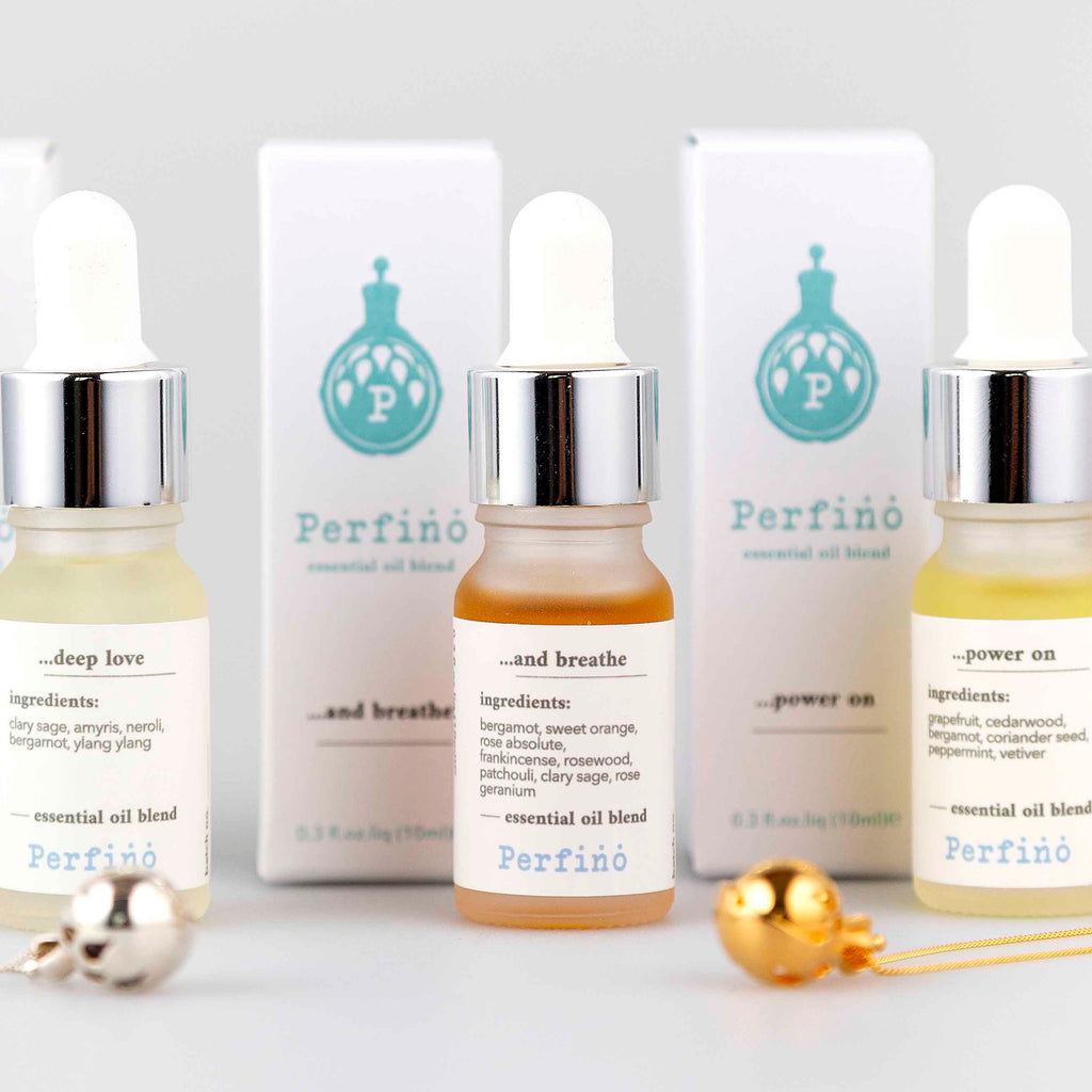 three essential oil blends by perfino
